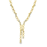 Vintage Bubble Lariat Necklace