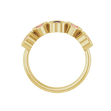 Bezel Gemstone Heart Ring