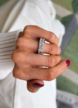 9.01ctw Radiant Eternity Band