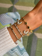 Vintage Lily Pad Bracelet