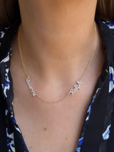 Mini Diamond Script Name Necklace