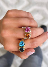 Anillo de doble corazón