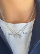 Colgante de cruz de diamantes