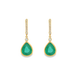 Emerald Drop Earrings