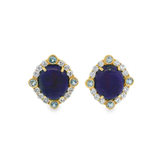 Cabochon Gemstone Earrings