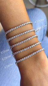 White Gold Classic Tennis Bracelet