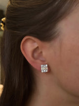 Baguette Illusion Studs