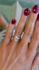1.2ctw Pear Engagement Ring