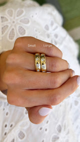 Burnish Set Eternity Band