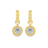 Diamond Bezel Huggie Charms