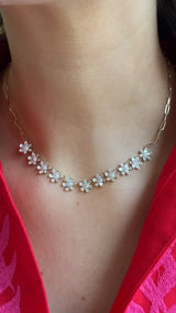 Cadena de clip de papel con fianza abierta