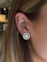 Pendientes de mariposa con diamantes de 0,45 ct