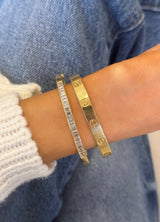Baguette Diamond Bangle