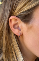 Ombré Sapphire Huggies