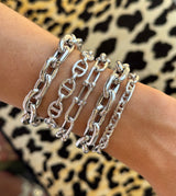 Puffy Oval Link Bracelet