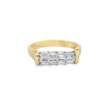 Barrel Baguette Ring
