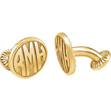 Monogram Cuff Links