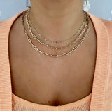 Small Link Paperclip Chain