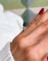 Emerald Pavé Pinky Ring