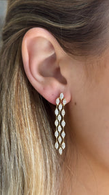 Diamond Chandelier Earrings
