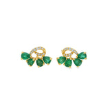 Pear Emerald Earrings