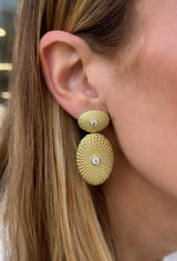 Vintage Basketweave Earrings