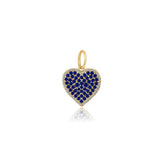 Gemstone Heart Charm