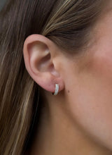 Double Row Pavé Huggies