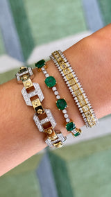 Diamond Screw Bracelet
