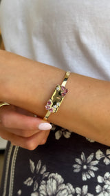 Personalized Signet Gemstone Cuff