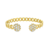 Pulsera de eslabones piramidales