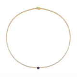 Gemstone Tennis Necklace