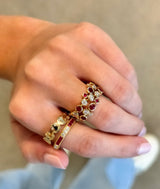 Banda de trío apilador