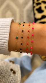 Enamel Bead Bracelet