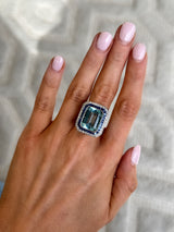 Aquamarine Cocktail Ring