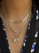 Honeycomb Diamond Necklace