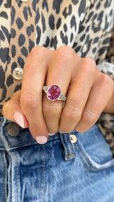 Pink Sapphire Ring