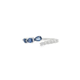 Sapphire + Diamond Wrap Ring