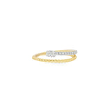 Diamond + Rope Wrap Ring