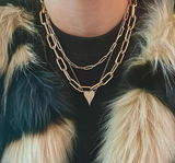 Large Link Paperclip Chain