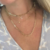 Large Link Paperclip Chain