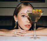 Diamond Bow Earrings