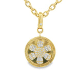 Diamond Flower Pendant