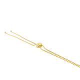 Double Bezel Emerald Bolo Necklace