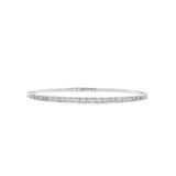 Baguette + Round Diamond Flex Bangle