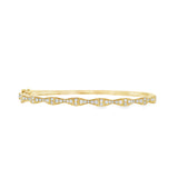 Ripple Diamond Bangle