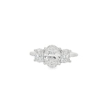2.34ctw 3-Stone Oval Engagement Ring