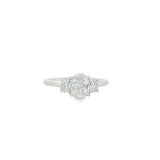 1.5ctw 3-Stone Oval Engagement Ring