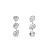 Bezel Drop Earrings