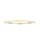 Trio Cluster Flex Bangle